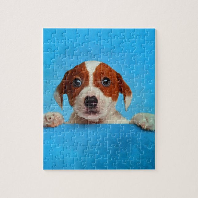 Puzzle Chiot mignon de Jack Russell Terrier (Vertical)