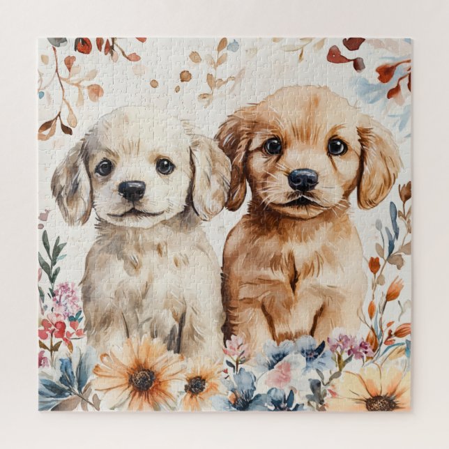 Puzzle Chiots mignons (Vertical)