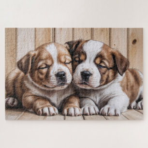 Puzzle Chiots mignons