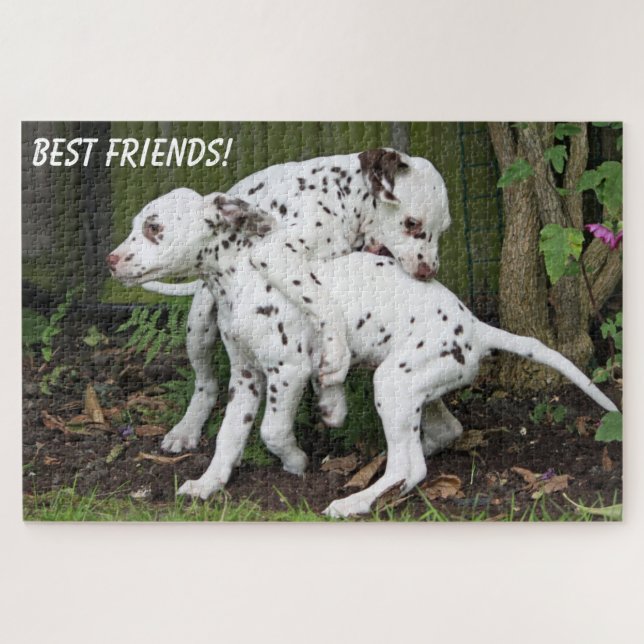 Puzzle Chiots mignons jouant (Horizontal)