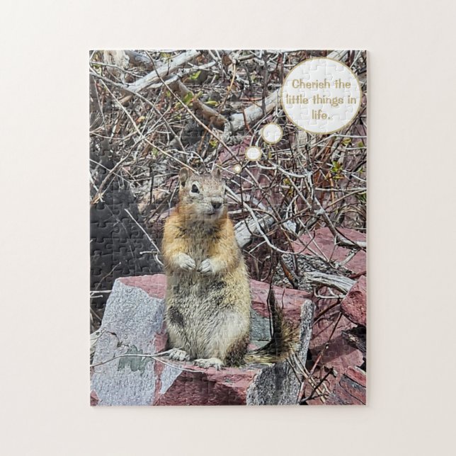 Puzzle Chipmunk (Vertical)
