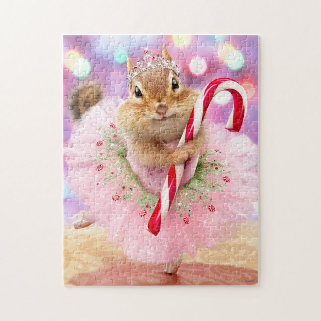 Puzzle Chipmunk Plum Fairy (Vertical)