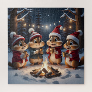 Puzzle Chipmunks de Noël