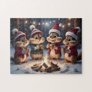 Puzzle Chipmunks de Noël