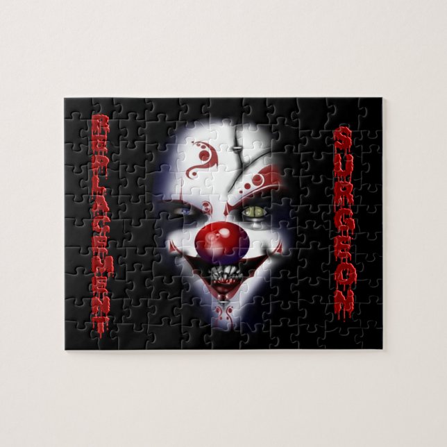 Puzzle Chirurgien de remplacement - Clown malin (Horizontal)