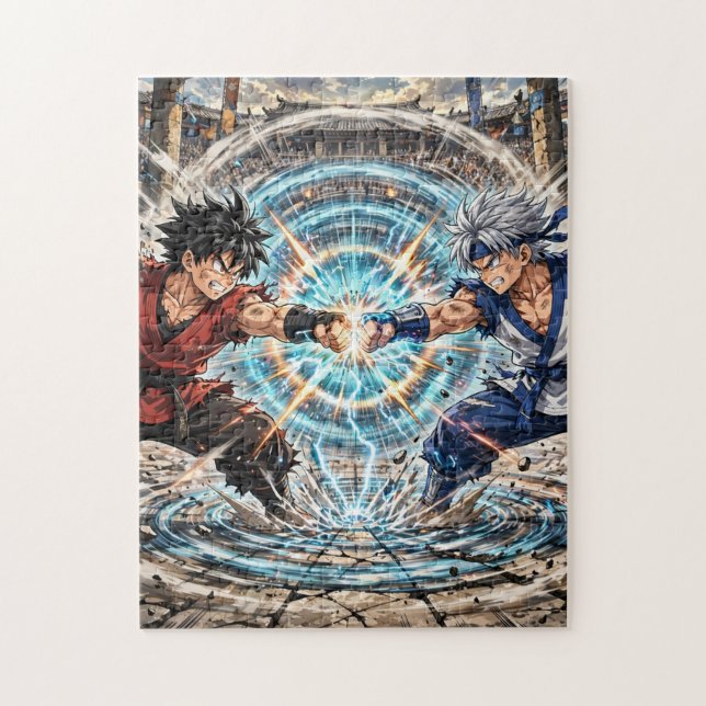 Puzzle Choc de Poings de Tournoi (Vertical)