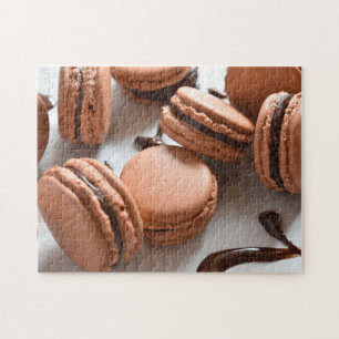 Puzzle Chocolat Macaron Cookies Français Pâtisserie