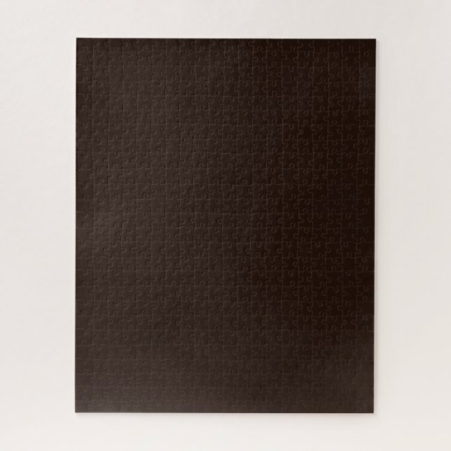 Puzzle Chocolat Noir, Marron Uni, Marron Foncé  (Vertical)