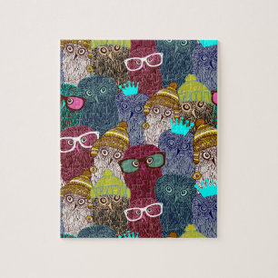 Puzzle Chouette dans la couronne