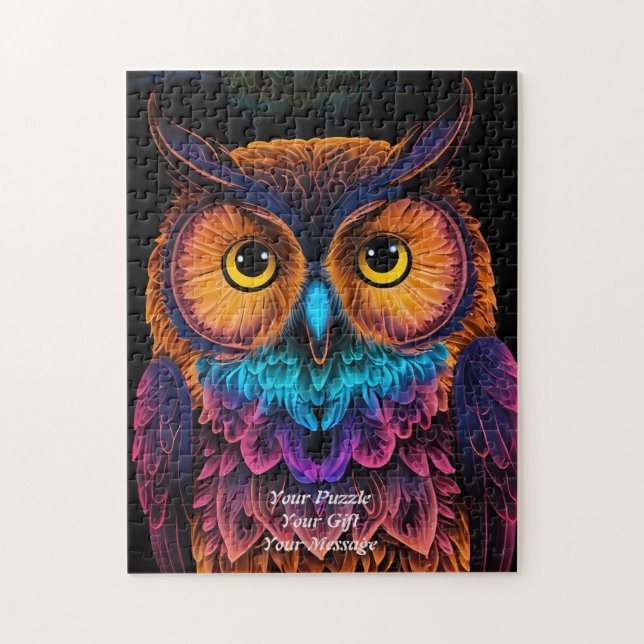 Puzzle Chouette de sagesse (Vertical)