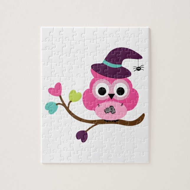 Puzzle Chouette d'Halloween (Vertical)