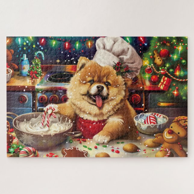 Puzzle Chow Chow Holiday Baking : Festive Noël (Horizontal)