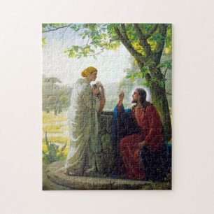 Puzzle Christ and the Samaritan Woman by Carl Bloch