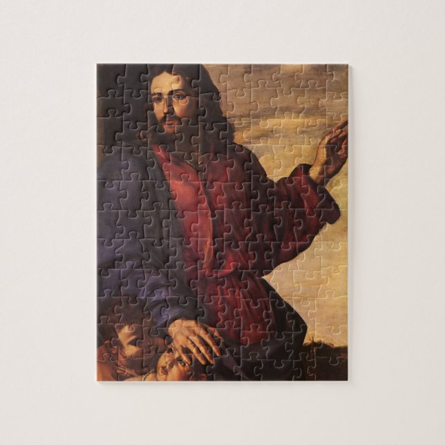 Puzzle Christ Bénir les enfants par Artemisia Gentileschi (Vertical)