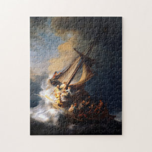 Puzzle Christ dans la tempête sur la mer de Galilée, 1633