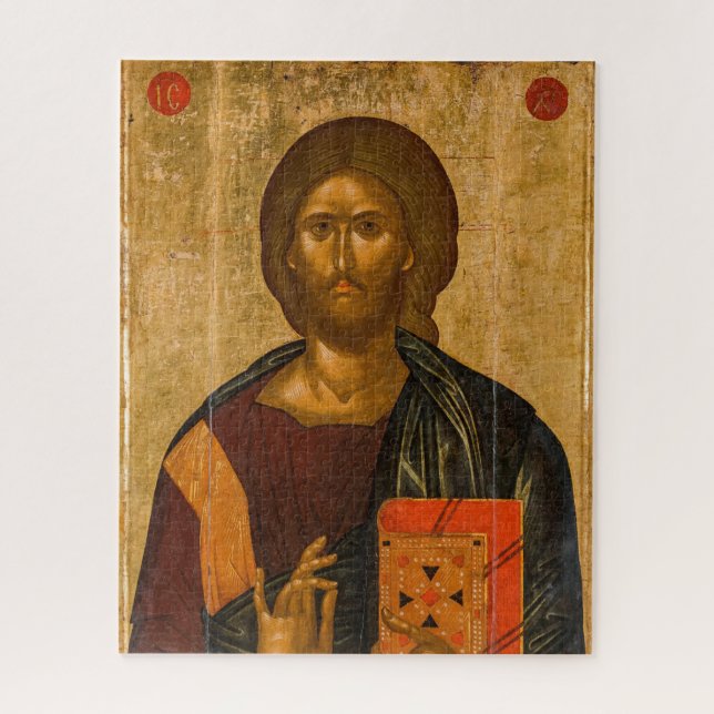 Puzzle Christ Pantocrator par Icône byzantine (Vertical)