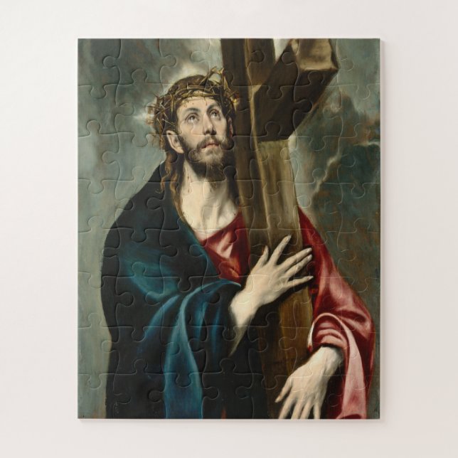 Puzzle Christ portant la croix, El Greco (Vertical)