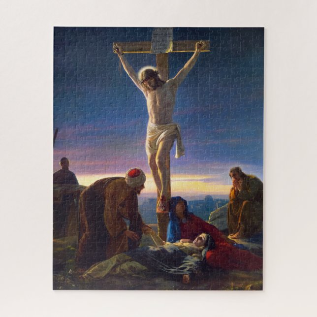 Puzzle Christ sur la Croix par Carl Bloch (Vertical)