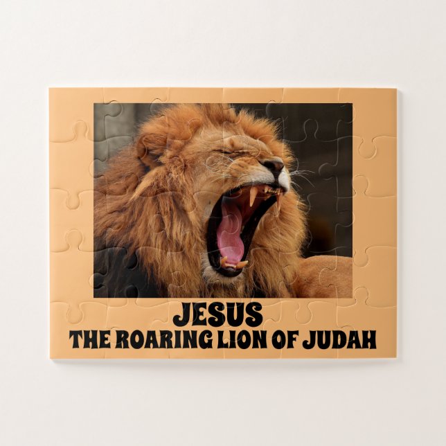 PUZZLE CHRISTIAN PUZZLES, JÉSUS LE LION ROARANT DE JUDAH (Horizontal)