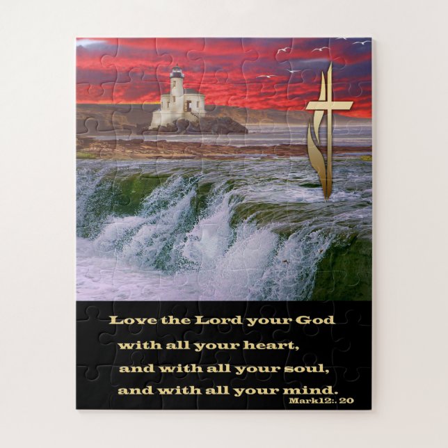 Puzzle Christian Scripture (Vertical)