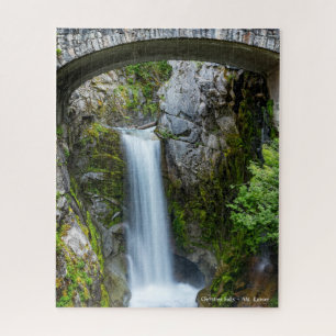 Puzzle Christine Falls, Mt Rainier, Washington