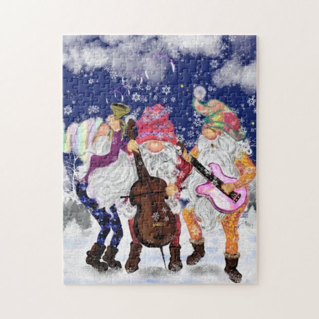 Puzzle Christmas Band - Happy Song - Party - Fun (Vertical)