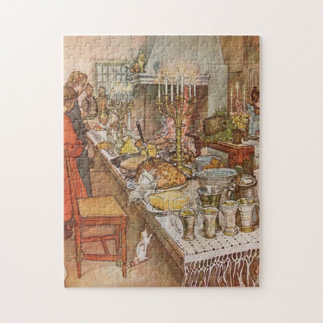 Puzzle Christmas Eve Julaftonen Par Carl Larsson (Vertical)