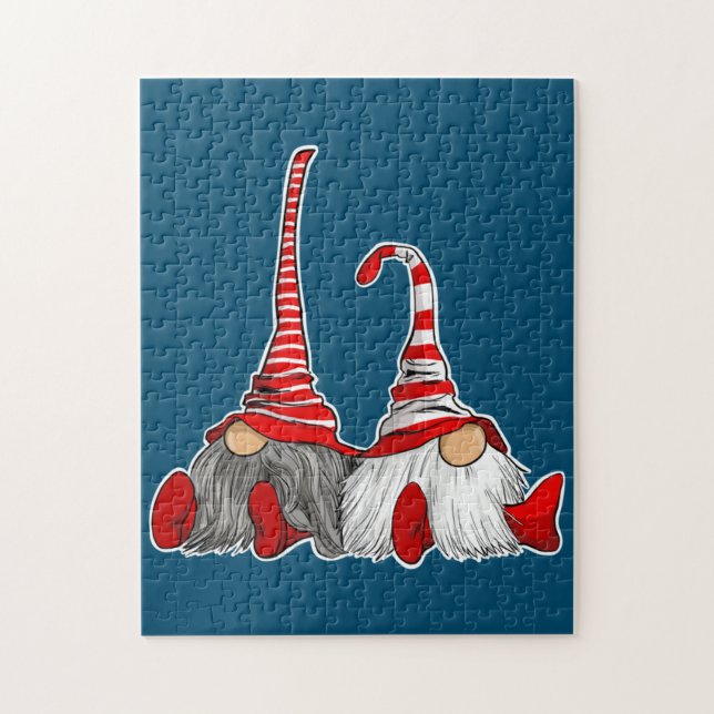 Puzzle Christmas Gnomes (Vertical)