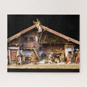 Puzzle Christmas Nativity Scene