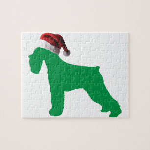 Puzzle Christmas Schnauzer