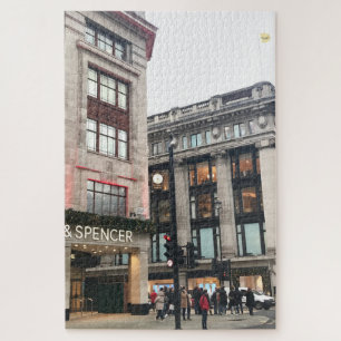 Puzzle Christmas Shopping, Oxford Street, Londres, Royaum