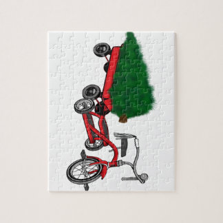 Puzzle christmas tree delivery