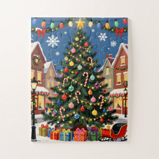 Puzzle Christmas Tree for Seniors 30 Large Piece