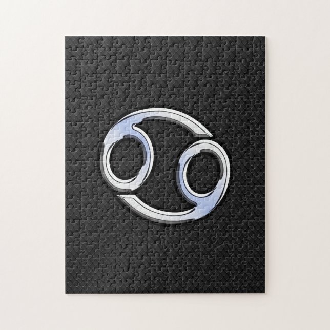 Puzzle Chrome Comme Cancer Zodiac Connexion Snake Skin St (Vertical)