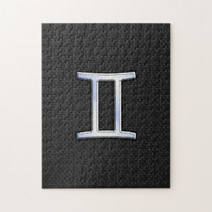 Puzzle Chrome comme Gemini signe Zodiac