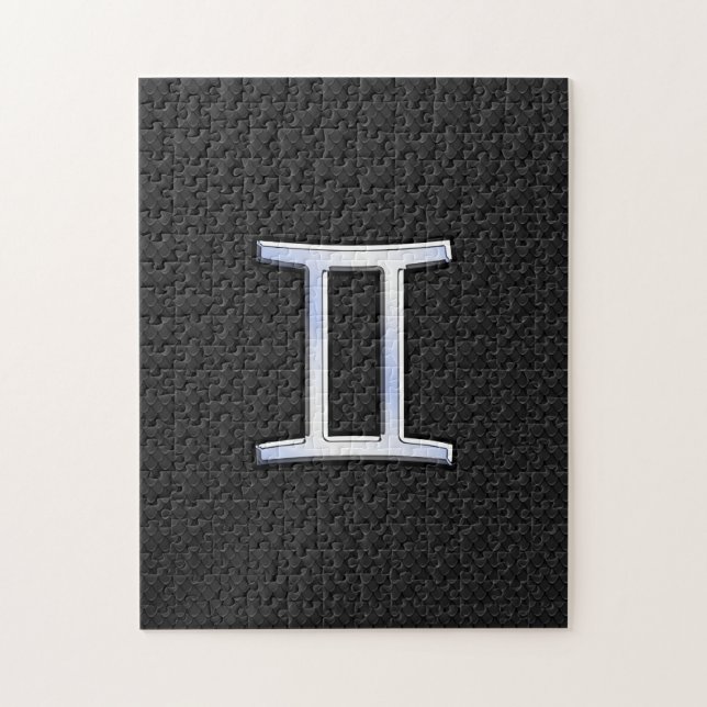 Puzzle Chrome comme Gemini signe Zodiac (Vertical)