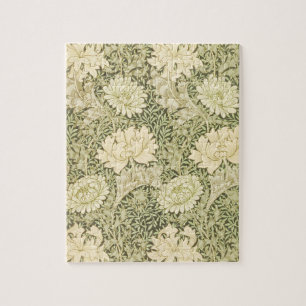Puzzle Chrysanthème par William Morris, Art Vintage