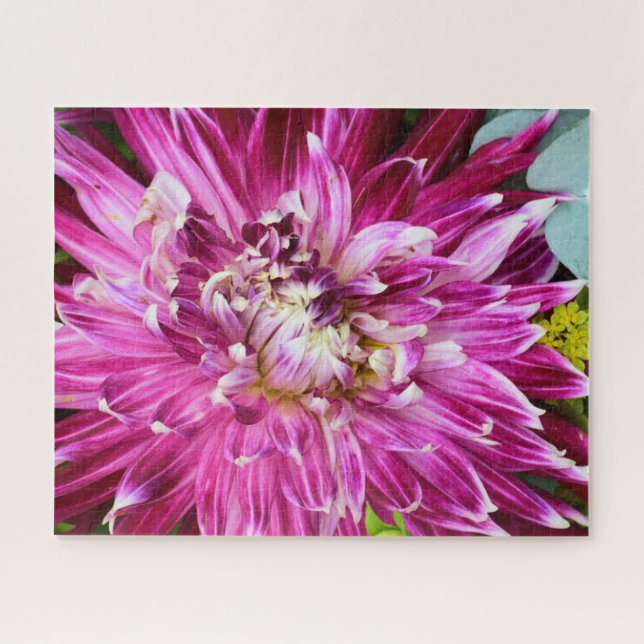 Puzzle Chrysanthème pourpre - Fleur 16x20 (Horizontal)