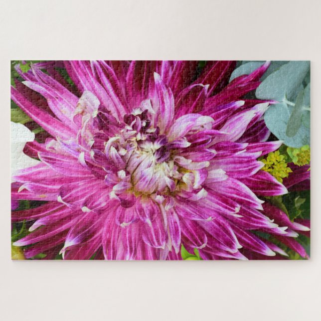 Puzzle Chrysanthème pourpre - Fleur 20x30 (Horizontal)