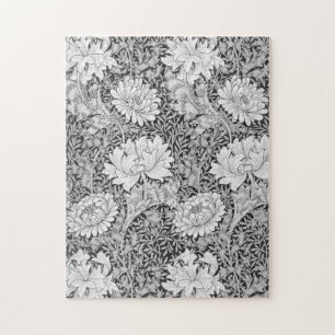 Puzzle Chrysanthemum Gray, William Morris