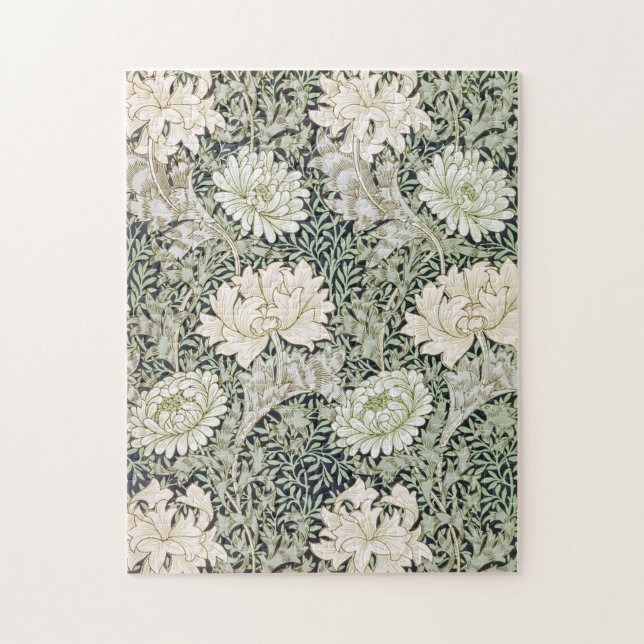 Puzzle Chrysanthemum, William Morris (Vertical)
