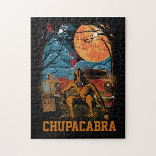 Puzzle Chupacabra Cryptid Créateur de texte personnalisab