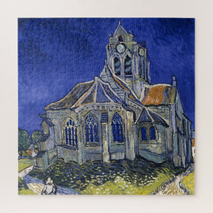 Puzzle Church in Auvers by Van Gogh Painting Art