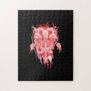 Puzzle Church Of Satan Venin All Hail Goat Satanic Baphom