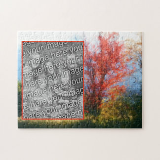 Puzzle Chute de feuillage Nature Peinture Ajouter Votre P