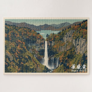 Puzzle Chute de Kegon 華厳の滝 Tochigi 栃木 Nikko 日光 Kouyou feu