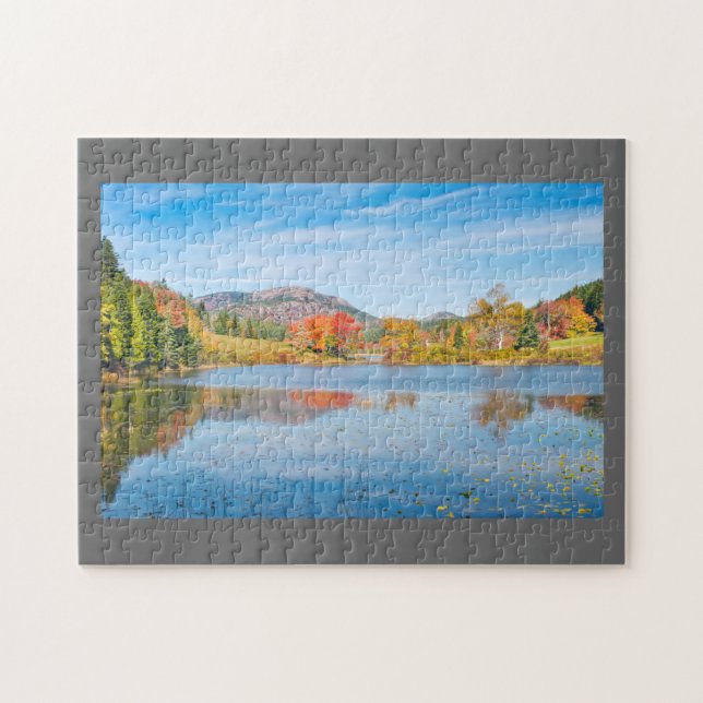 Puzzle Chute sur le parc national Maine de long Acadia (Horizontal)