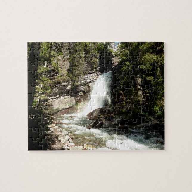 Puzzle Chutes Baring dans le parc national de Glacier (Horizontal)