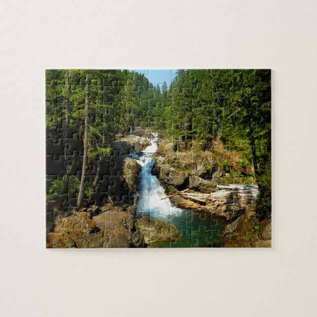 Puzzle Chutes d'argent au parc national du mont Rainier (Horizontal)