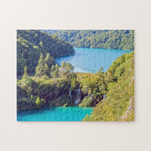 Puzzle Chutes d'eau dans le parc national de Plitvice - C